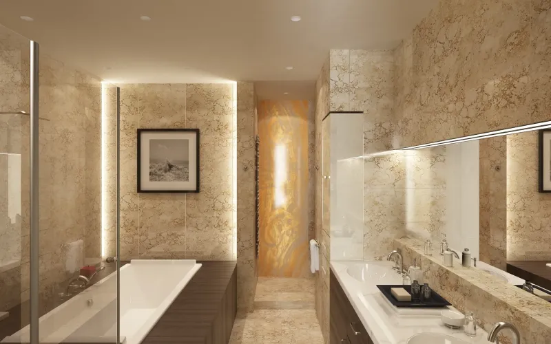 Complete bathroom renovation in Valley Stream, NY featuring clean installation, waterproofing, and updated fixtures