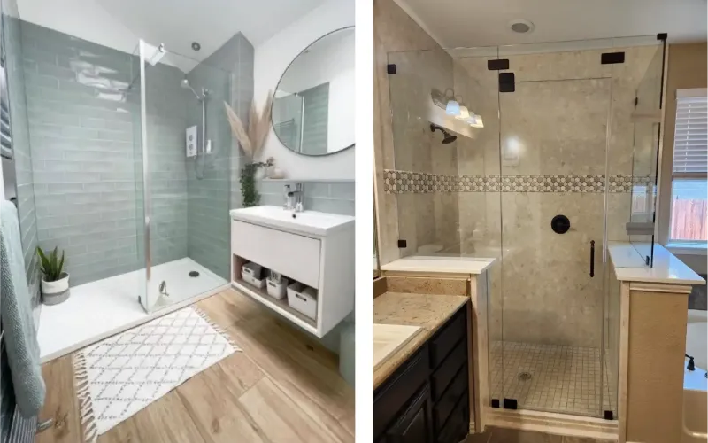 Clean and modern bathroom remodeling result in Jericho NY